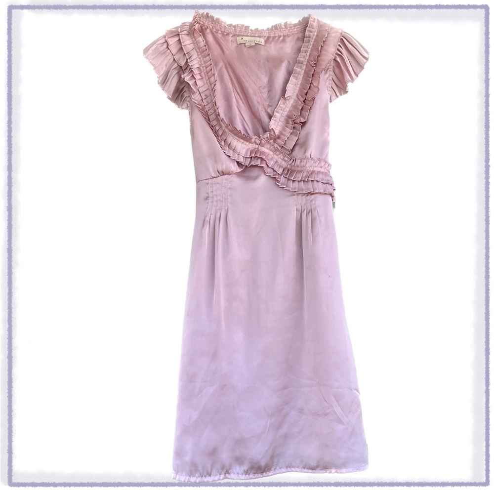 Blush Satin Party Dress